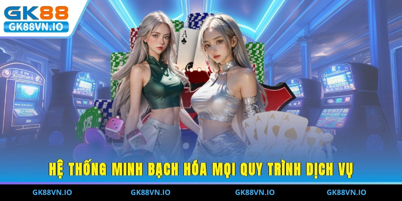 Hệ thống minh bạch hóa mọi quy trình dịch vụ