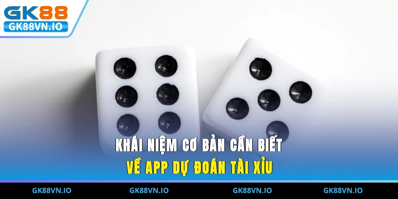 Khái niệm cơ bản cần biết về app dự đoán Tài Xỉu 