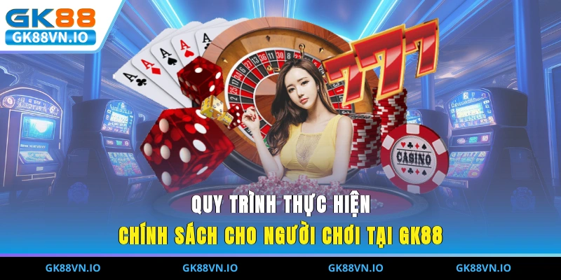 Chính Sách Bảo Mật GK88 – An Toàn Dữ Liệu Người Chơi Quy trình thực hiện chính sách cho người chơi tại GK88